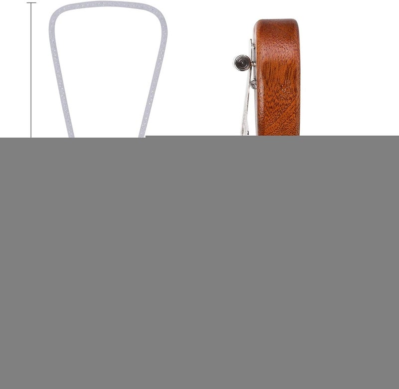 woobles Mbira Sanza Finger Practice Instrument Mahogany Thumb Piano, Solid Wooden Heart-Shaped Thumb Piano Musical Instrument with Delicate Craftsmanship for Teachers, Friends and Lovers - Image 5